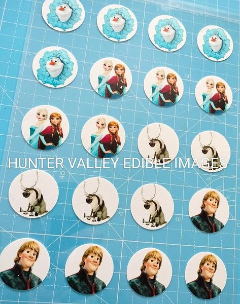 Frozen Cupcake toppers
